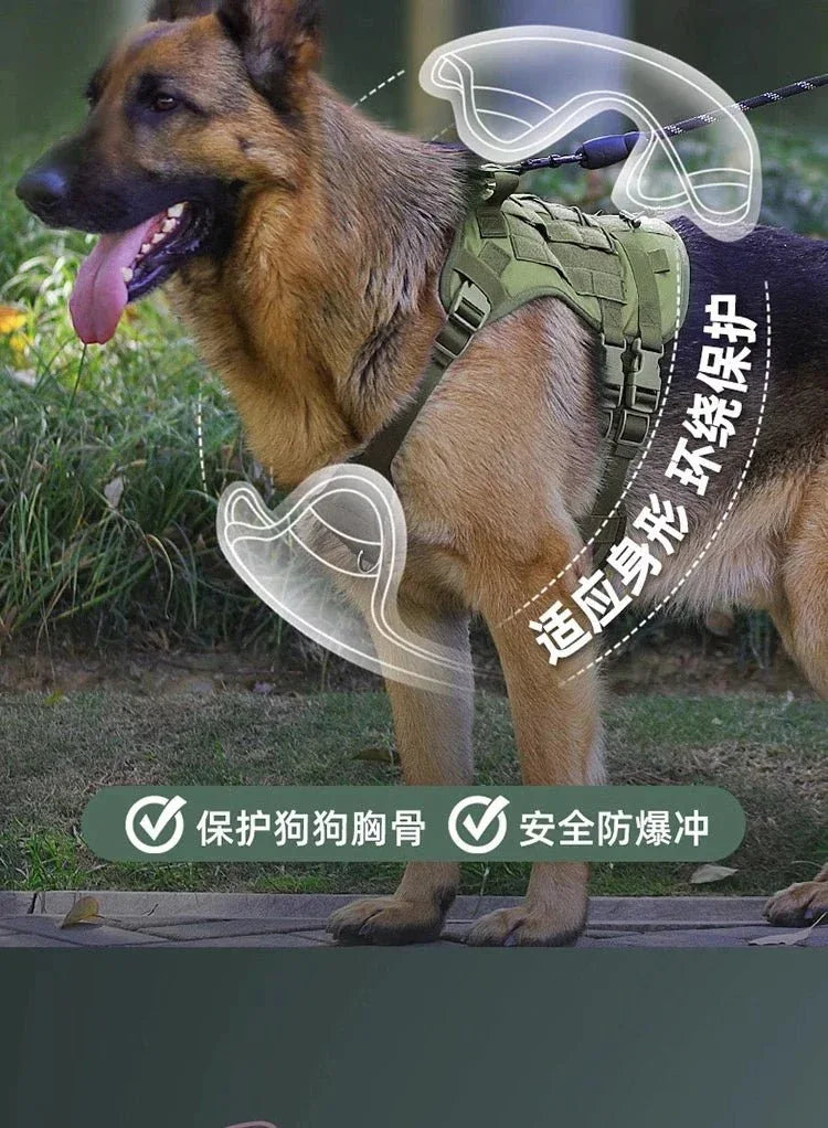 No-Pull Service Dog Vest - Happy Tails - paws & love