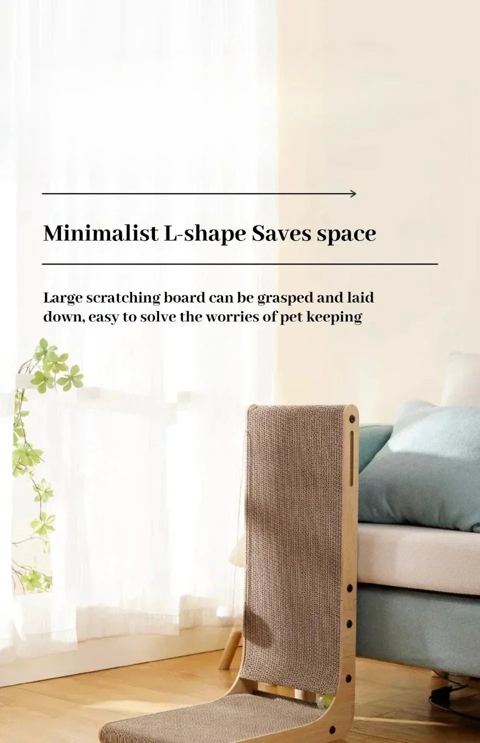 PawCraft Cat Scratching Board - Happy Tails - paws & love