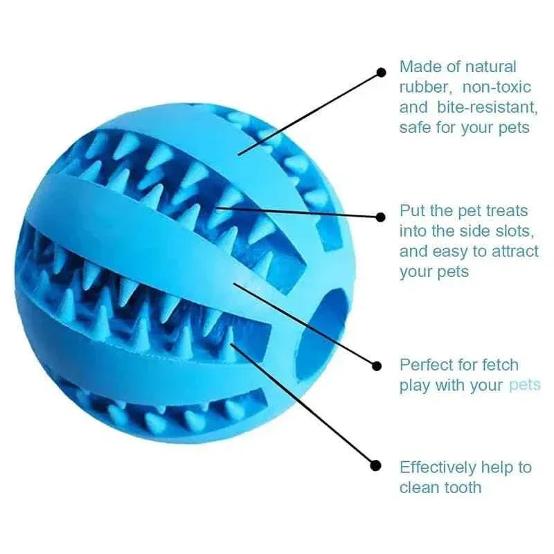 Interactive Dog Toy Ball for Dental - Happy Tails - paws & love