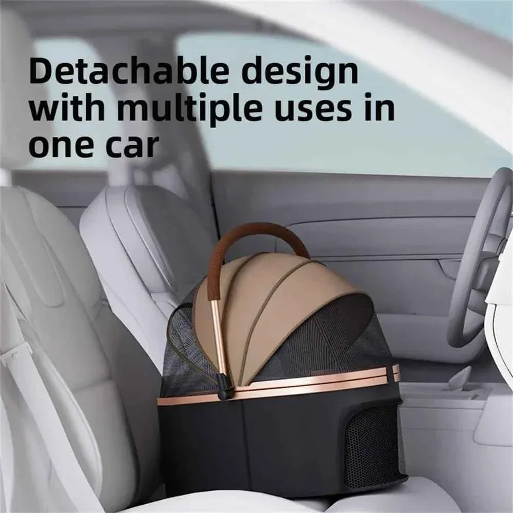 Detachable Pet Stroller for Dog Cat - Happy Tails