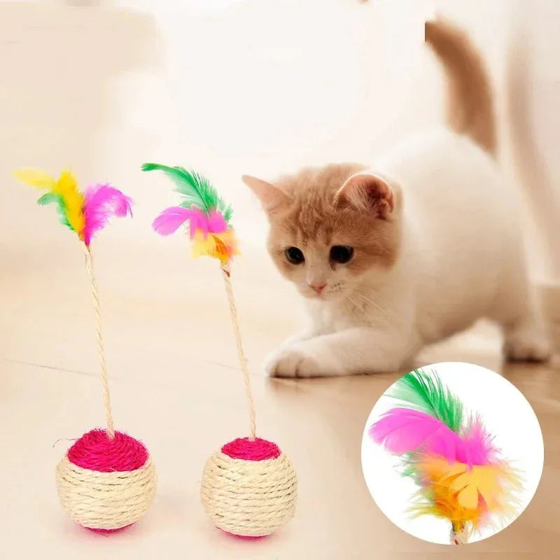 Feather Cat Toy - Happy Tails - paws & love