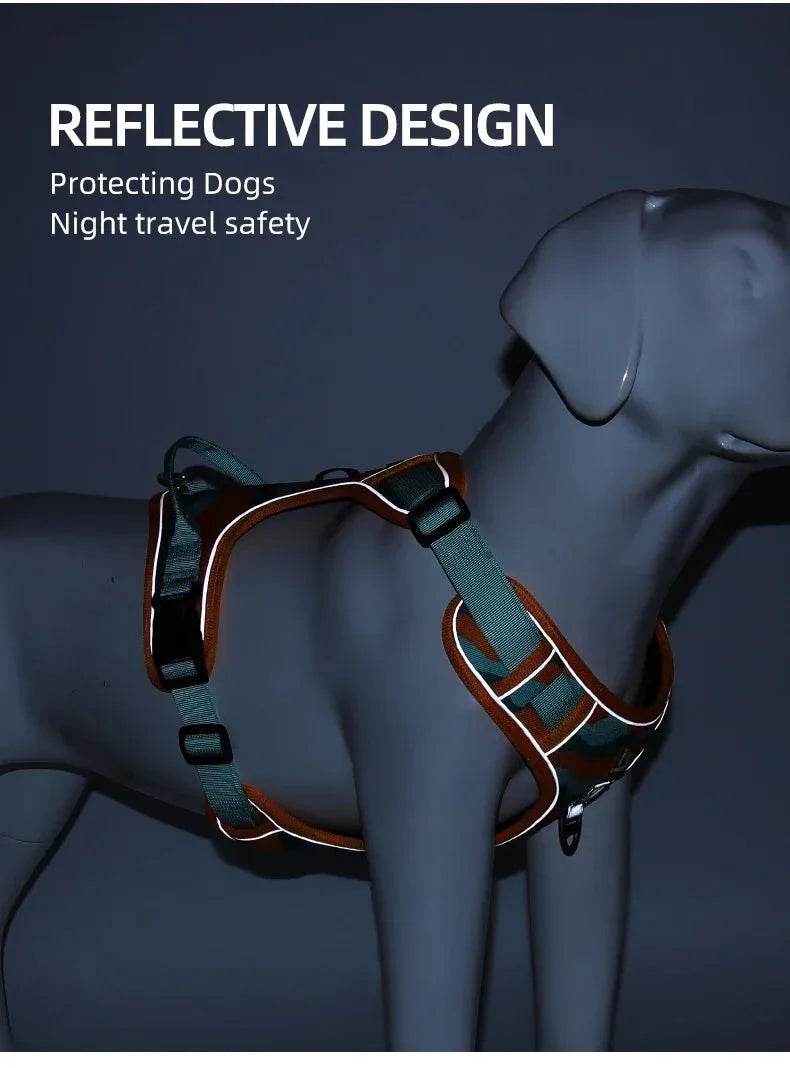 Reflective Dog Harness - Happy Tails - paws & love