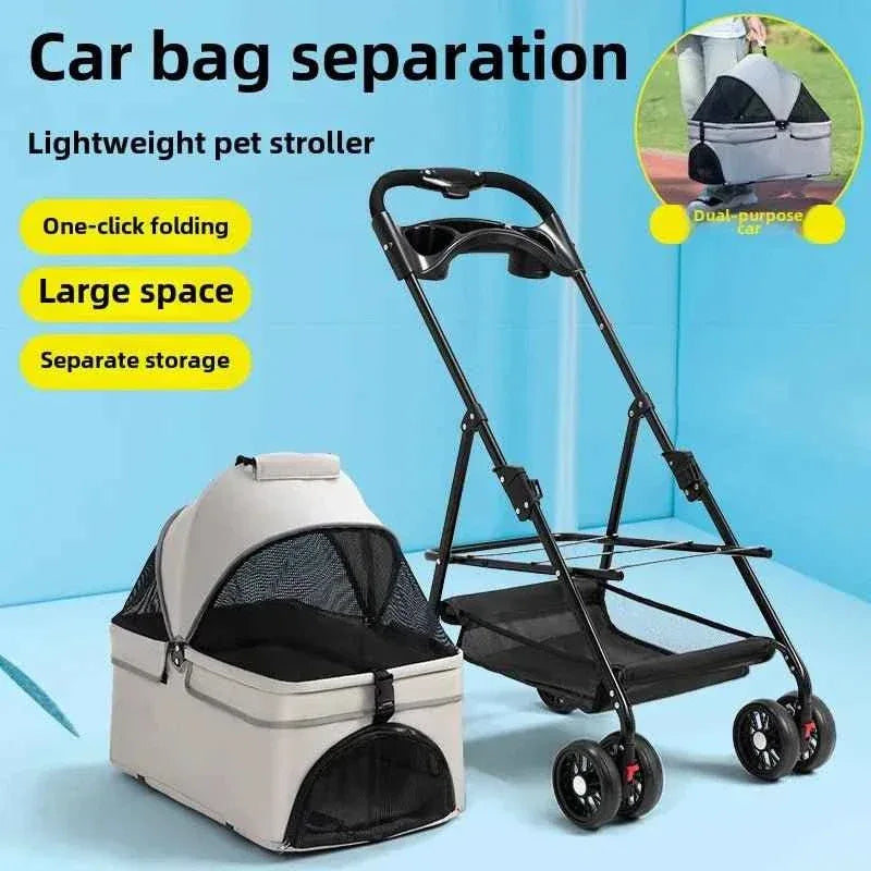 Stroller for Dogs and Cats - Happy Tails - paws & love
