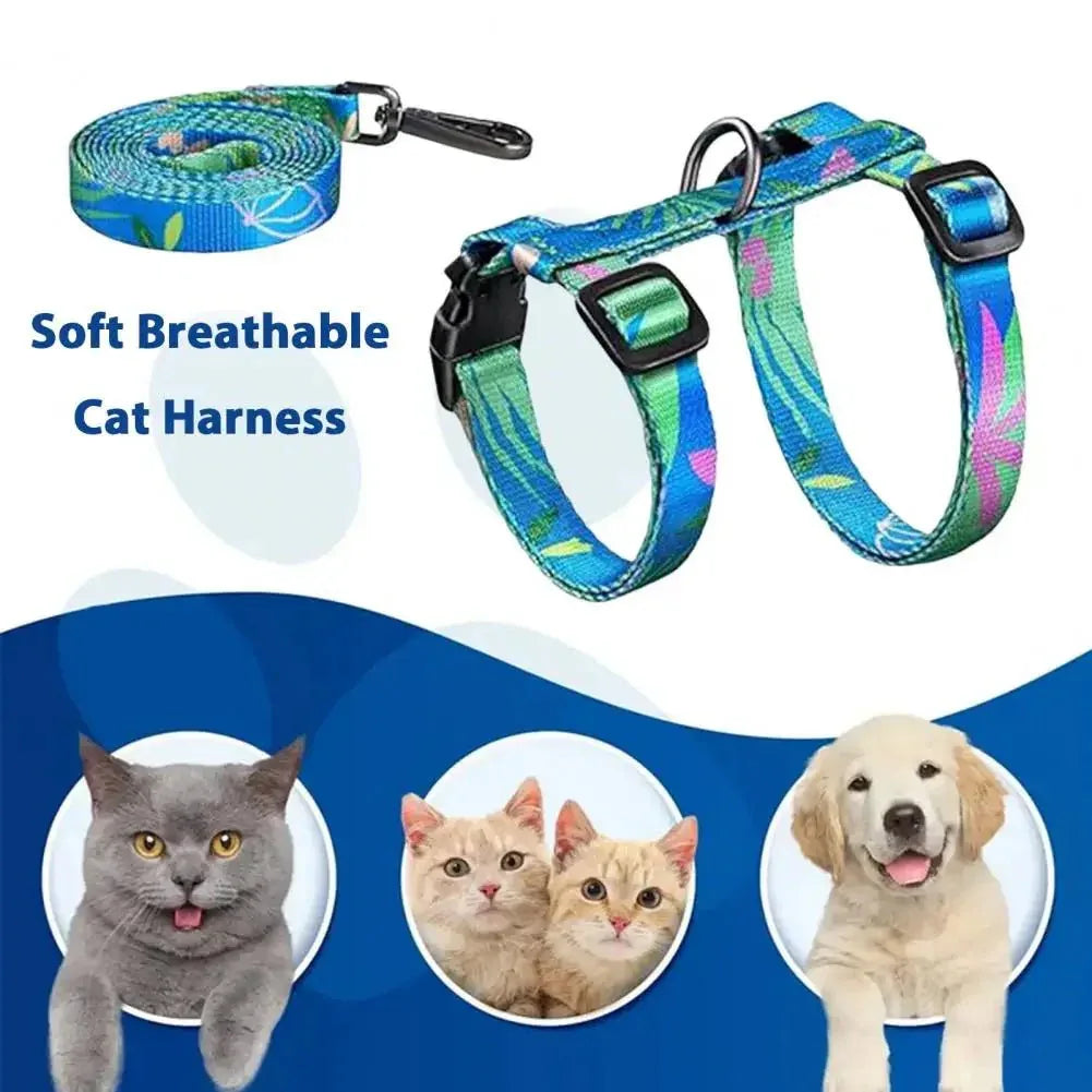 Cat Harness And Leash Set - Happy Tails - paws & love