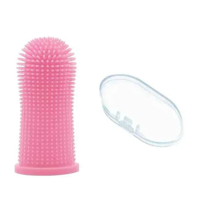 Soft Silicone Pet Toothbrush - Happy Tails - paws & love