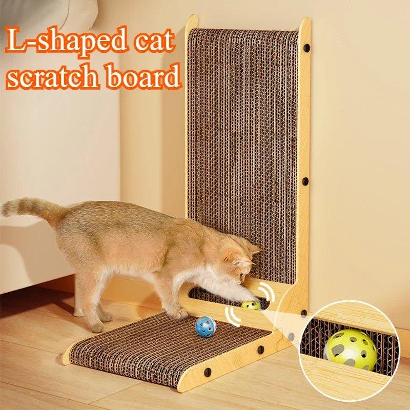 PawCraft Cat Scratching Board - Happy Tails - paws & love