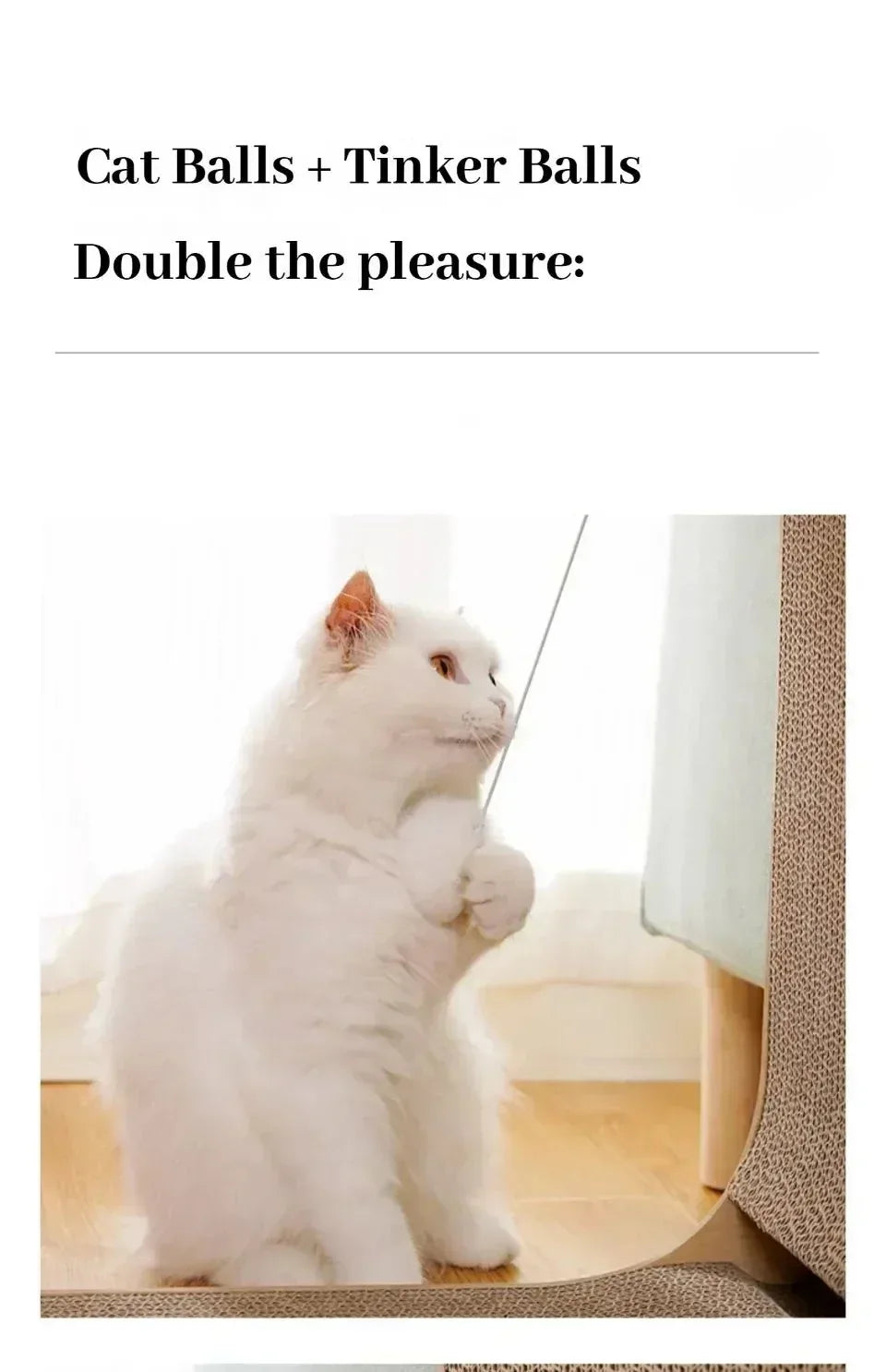 PawCraft Cat Scratching Board - Happy Tails - paws & love