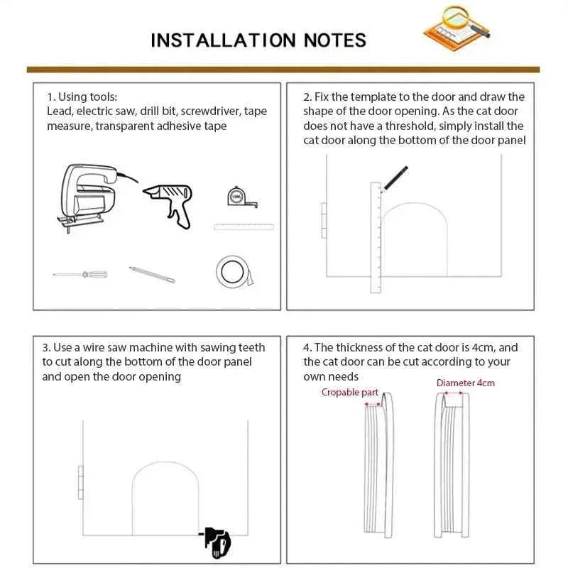 Pet Door for Cats and Dogs - Happy Tails - paws & love