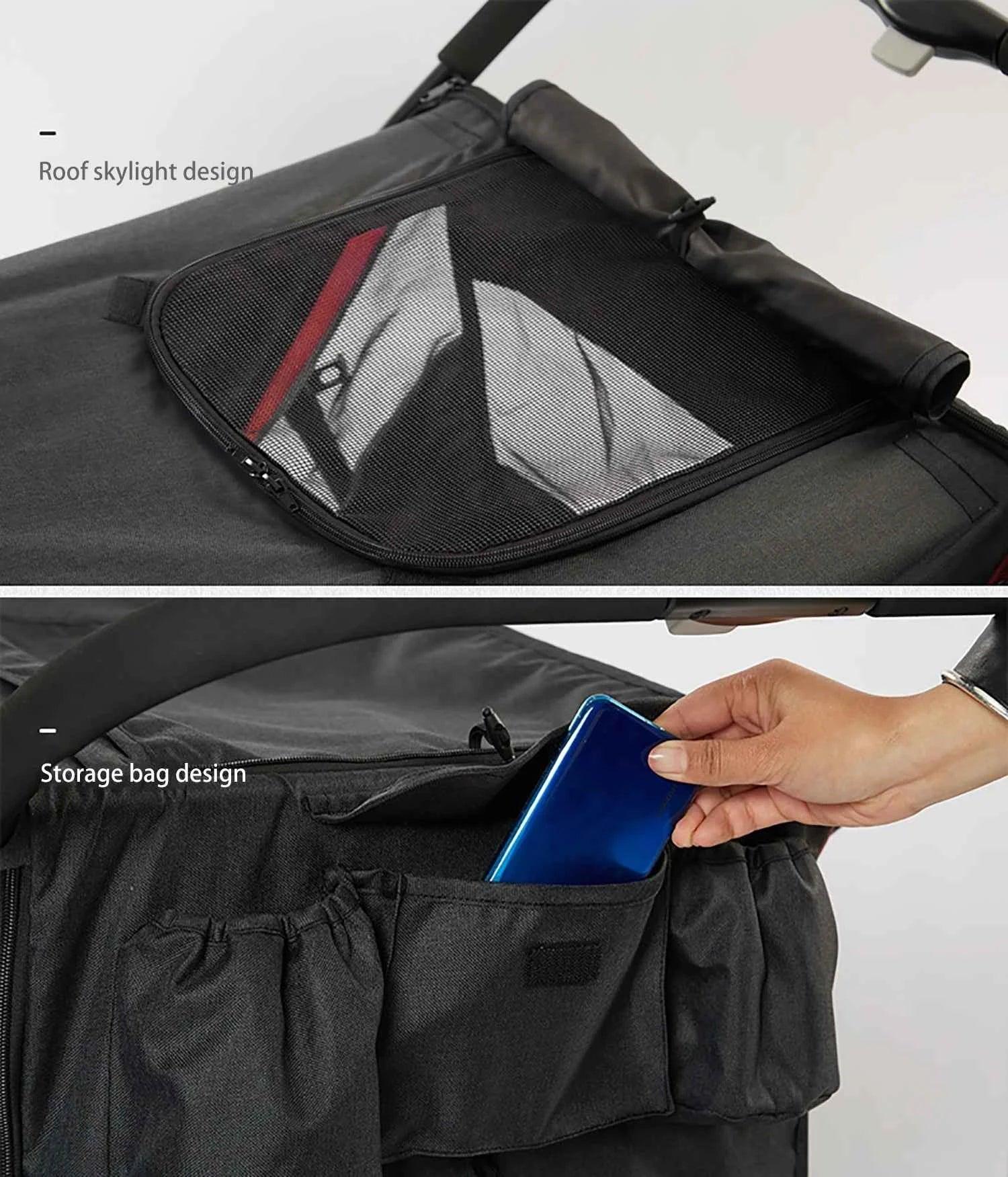 Pet Stroller for Dogs and Cats - Happy Tails