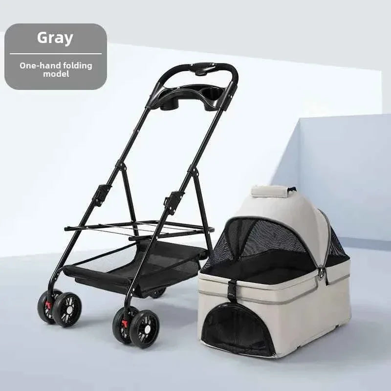 Stroller for Dogs and Cats - Happy Tails - paws & love