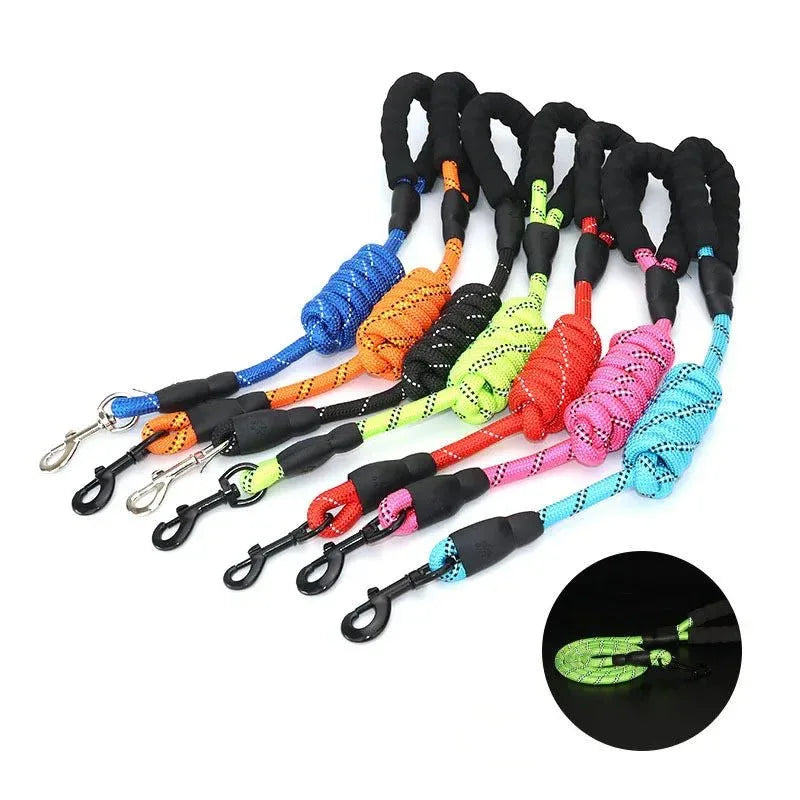 Reflective Dog Leash - Happy Tails - paws & love