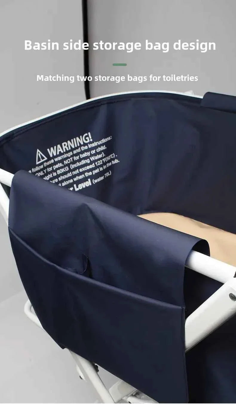 Foldable Pet Bath Tub - Happy Tails