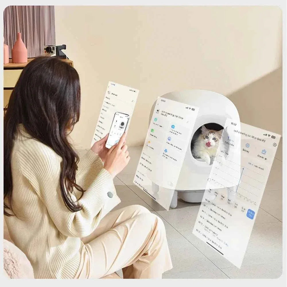 Smart Self-Cleaning Cat Litter Box - Happy Tails