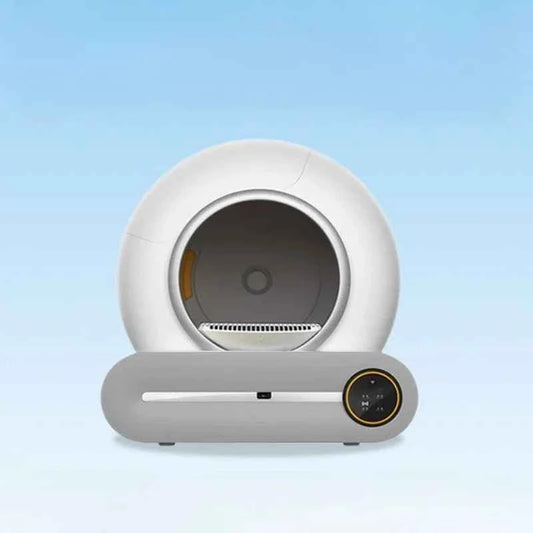 Fully Automatic Electric Large Cat Litter Box - Enclosed & Deodorizing Automatic Cat Litter Box - Happy Tails