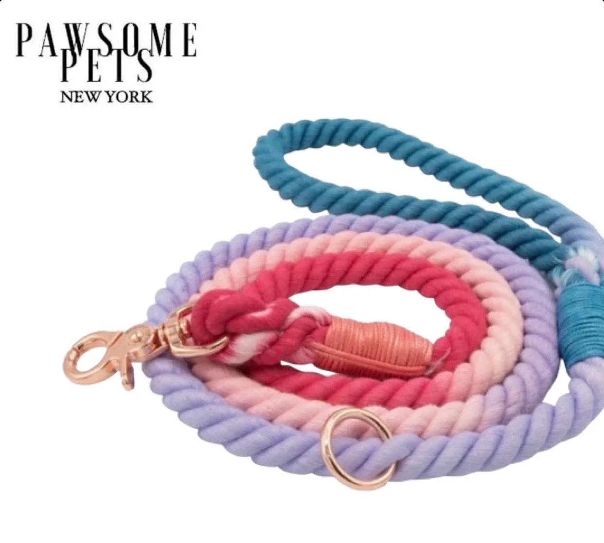 Plum Perfect Rope Leash - Happy Tails - paws & love