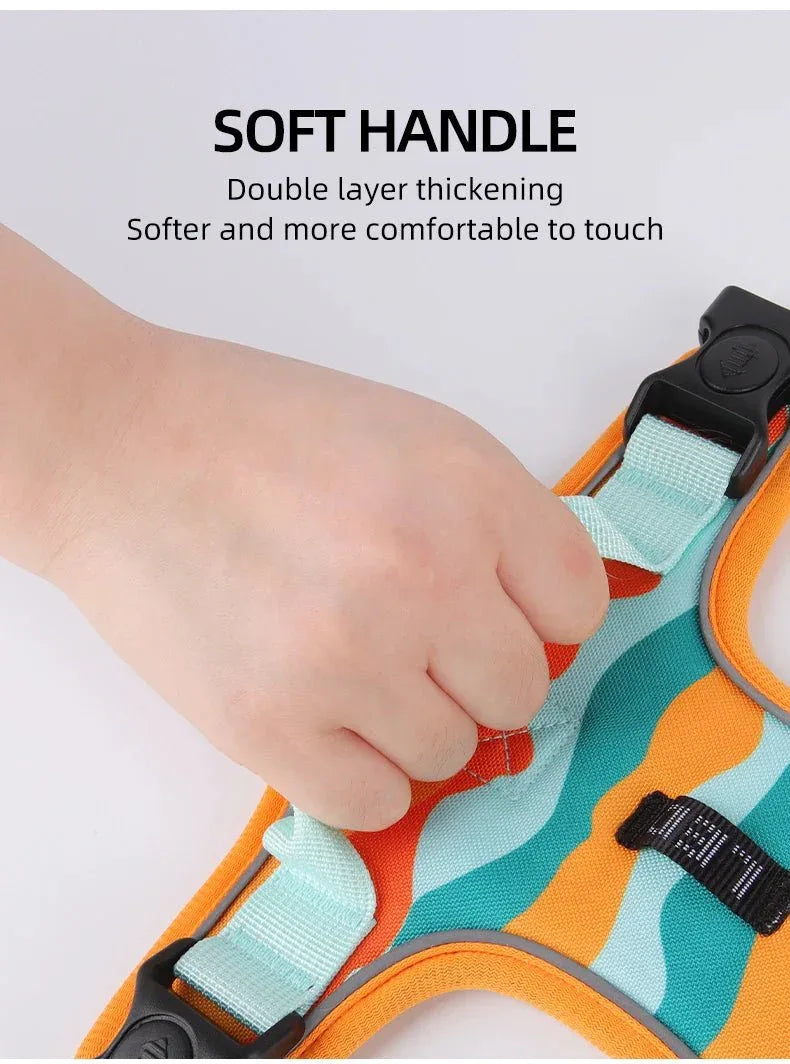 Reflective Dog Harness - Happy Tails - paws & love