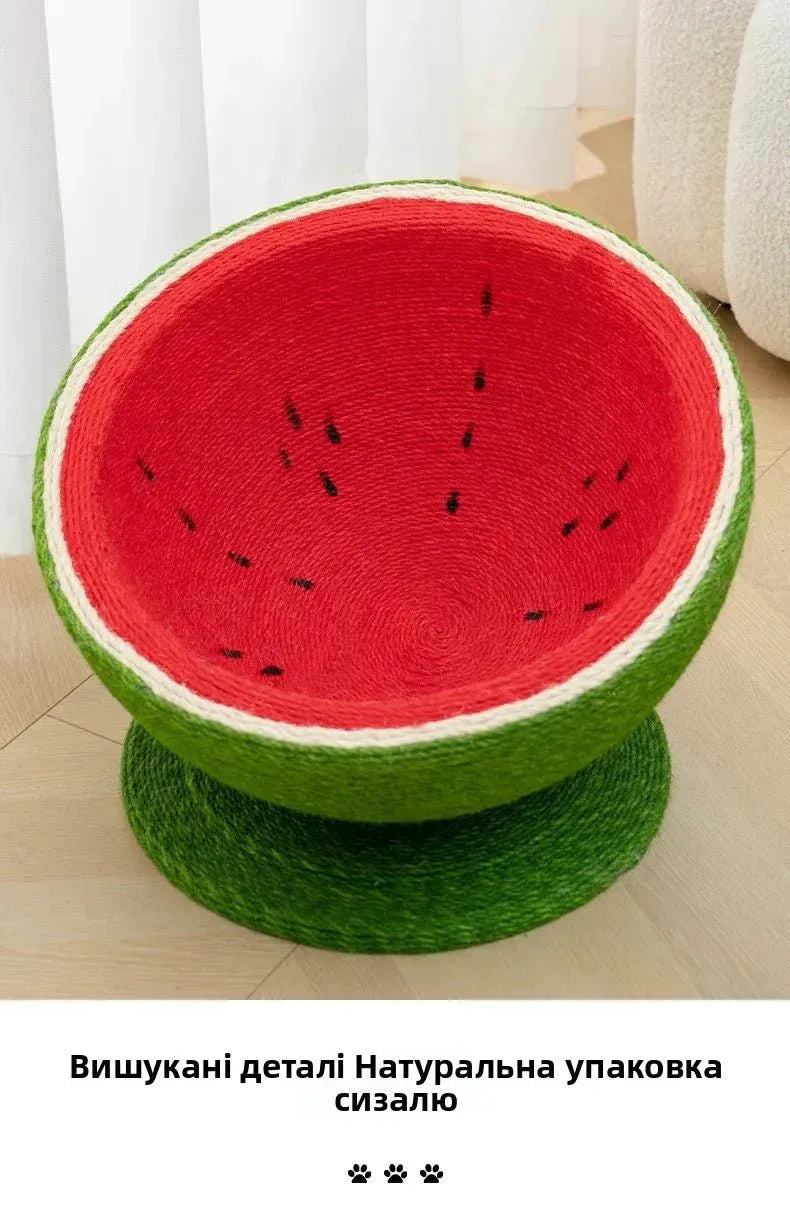 Cat Haven Round Scratching Surface - Happy Tails - paws & love