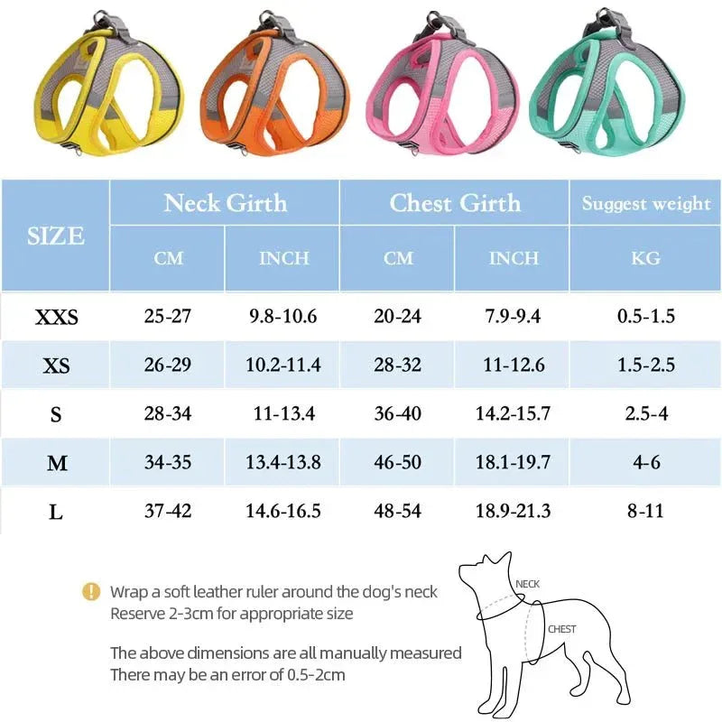 Dog Harness for Small dog - Happy Tails - paws & love