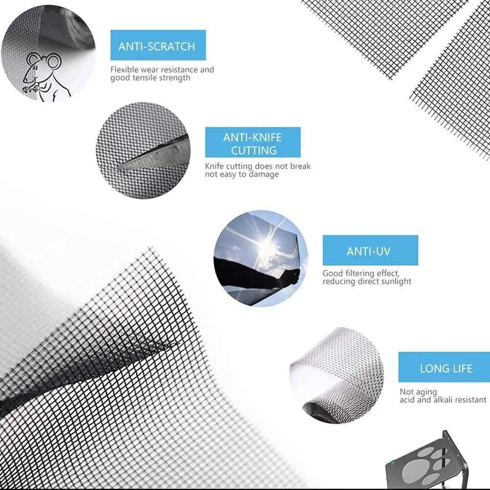 Screen Door with Magnet Flap Lock - Happy Tails