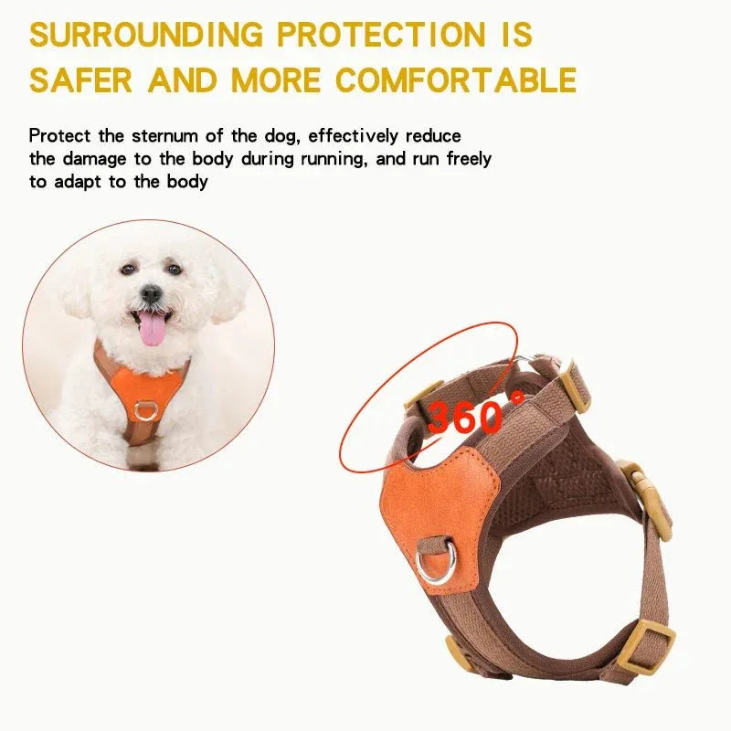 Retro Dog Harness - Happy Tails - paws & love