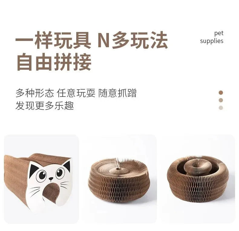 Stylish Cat Scratching Board - Happy Tails - paws & love