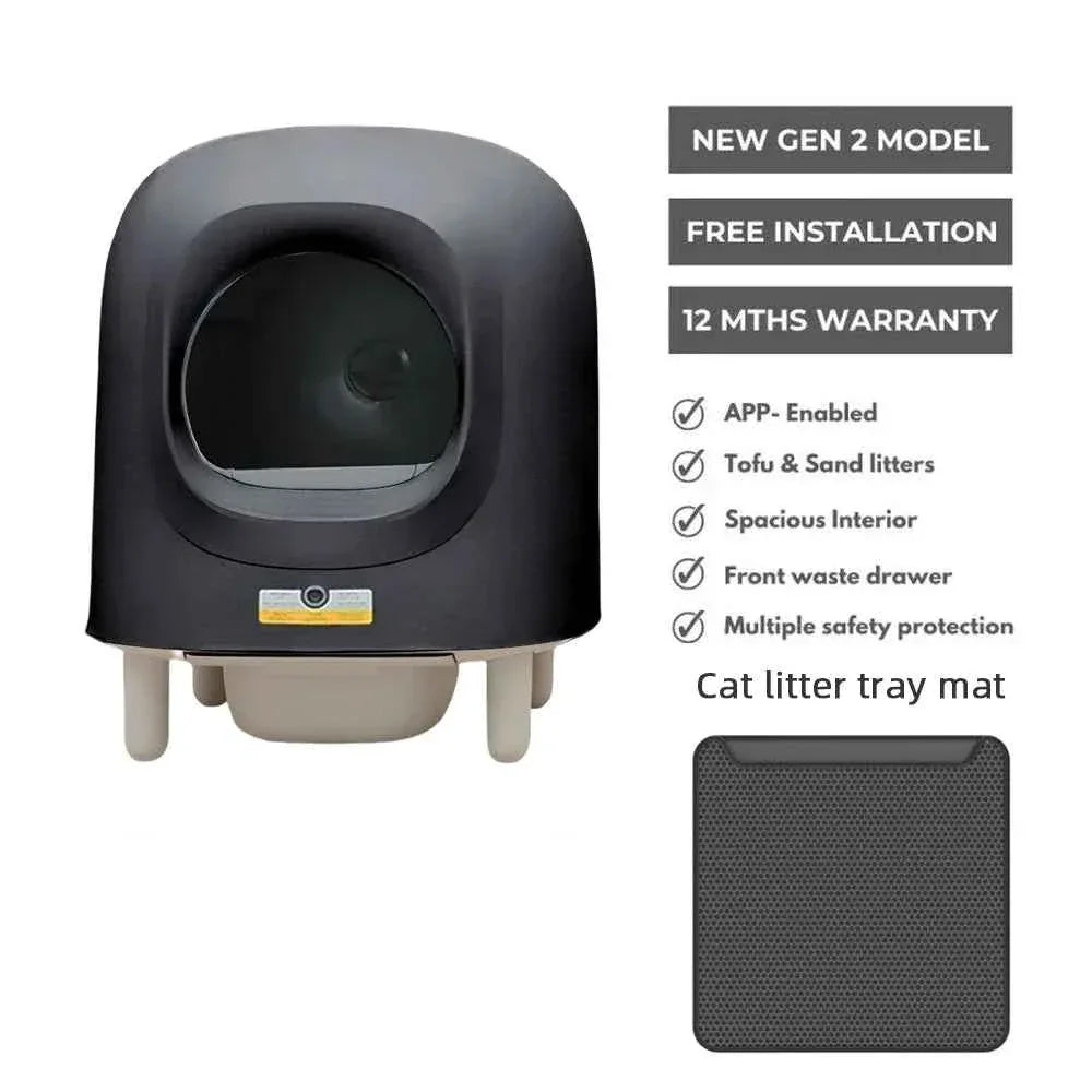 Smart Self-Cleaning Cat Litter Box - Happy Tails