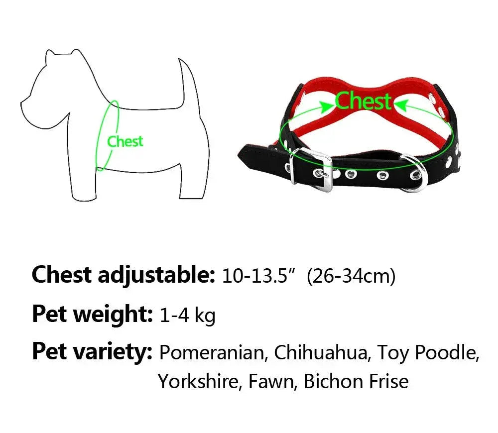 Dog Harness for Small Puppies - Happy Tails - paws & love