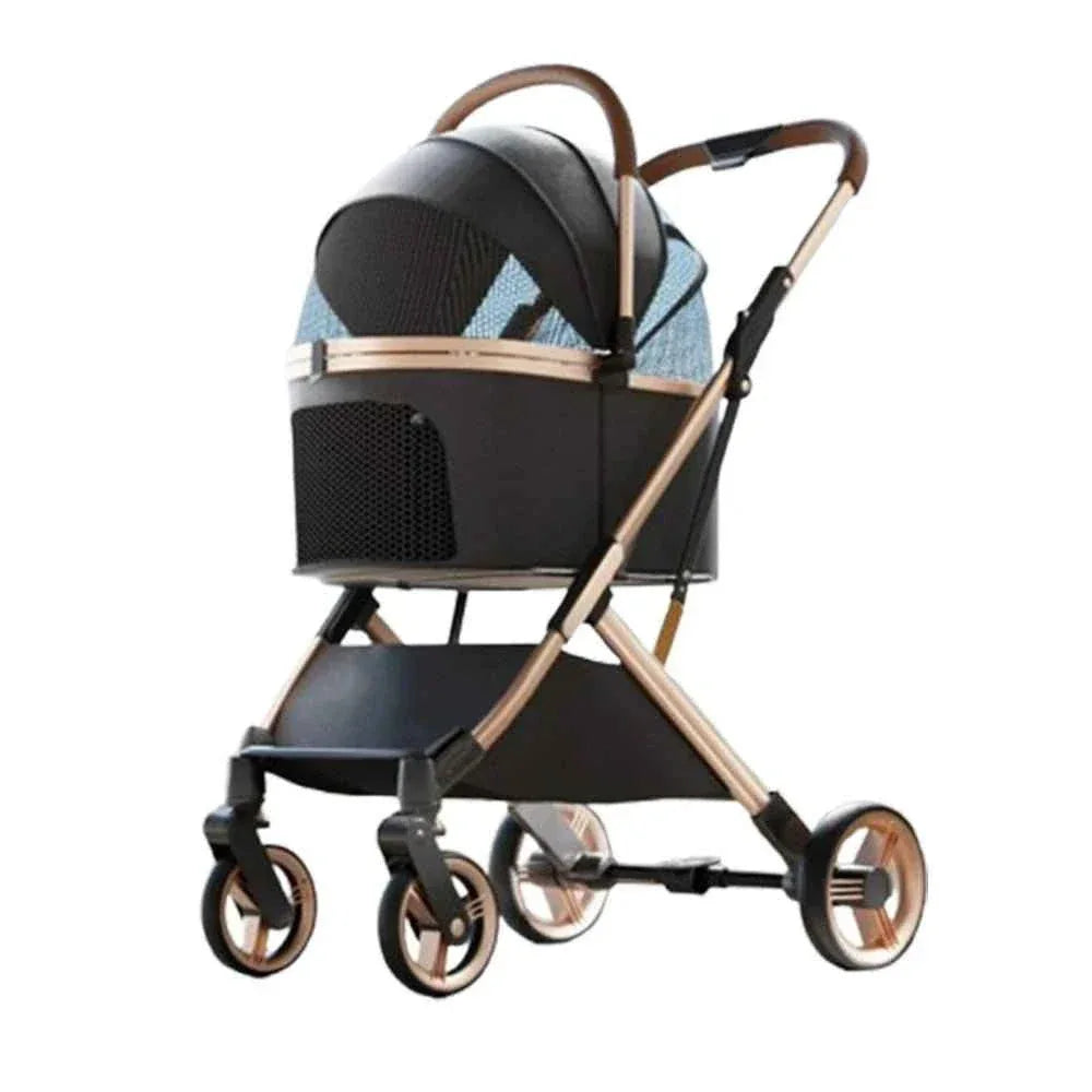 Detachable Pet Stroller for Dog Cat - Happy Tails - paws & love