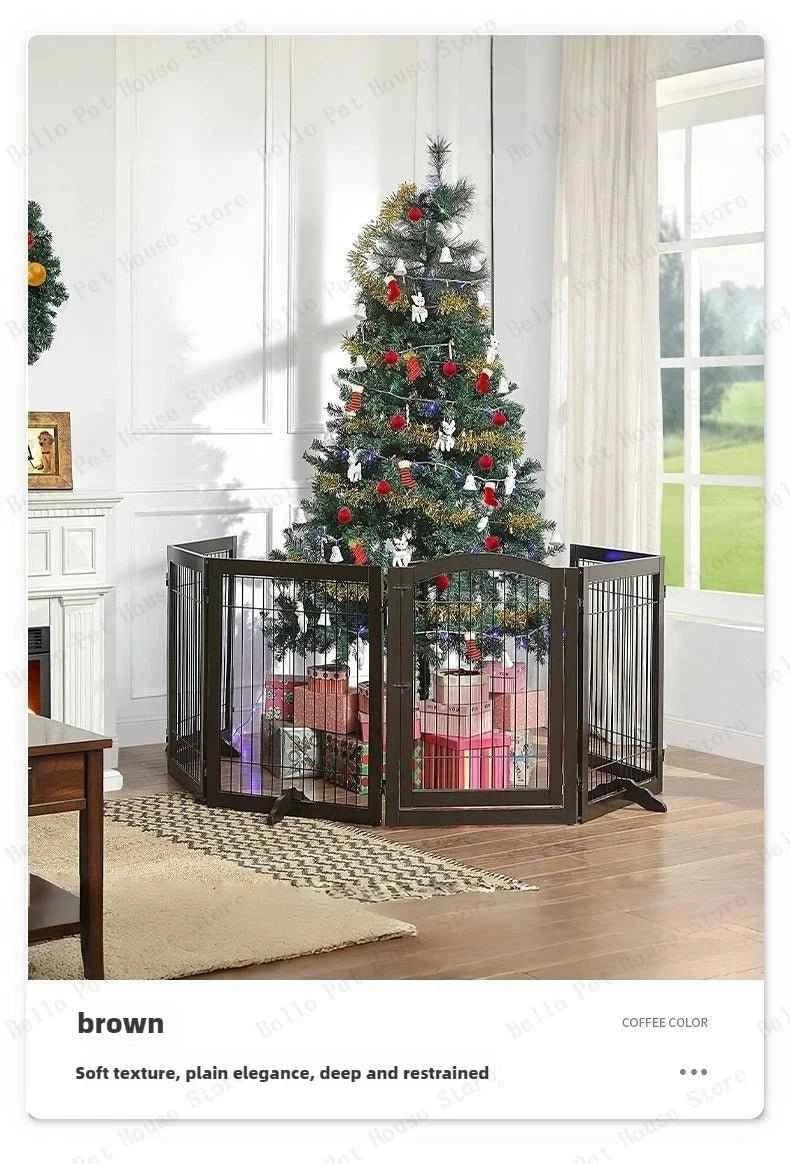 Wooden Dog Fence - Happy Tails - paws & love