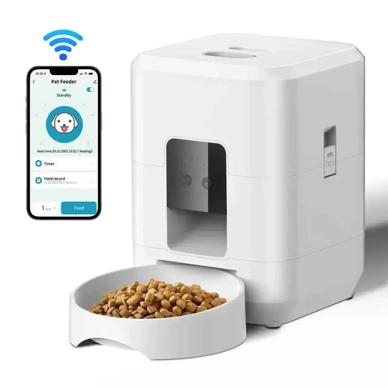 Smart Pet Feeder with Portion Control and Automatic Timer - Happy Tails