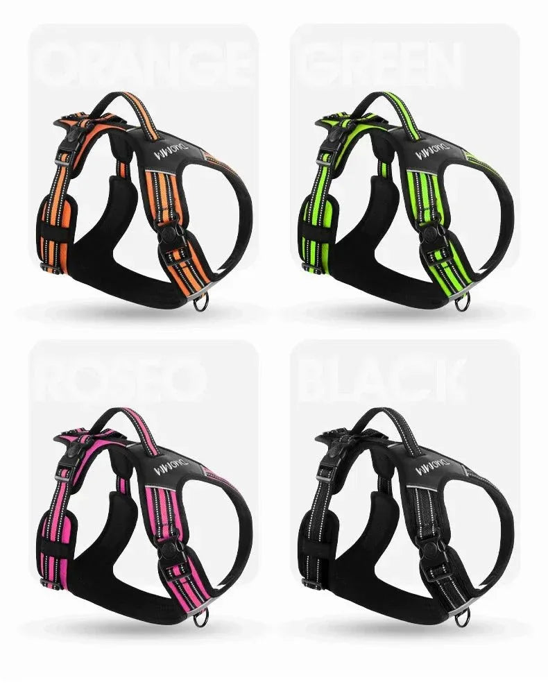 Dog Harness Reflective No-Choke - Happy Tails - paws & love