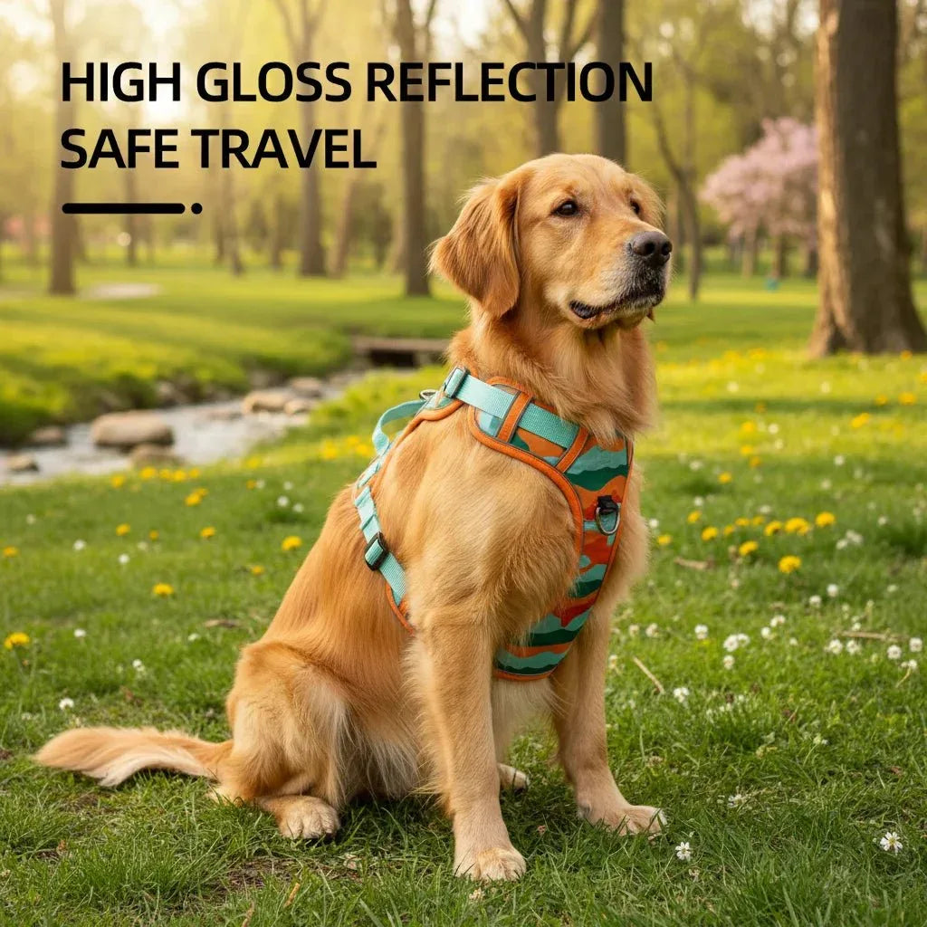 Reflective Dog Harness - Happy Tails - paws & love