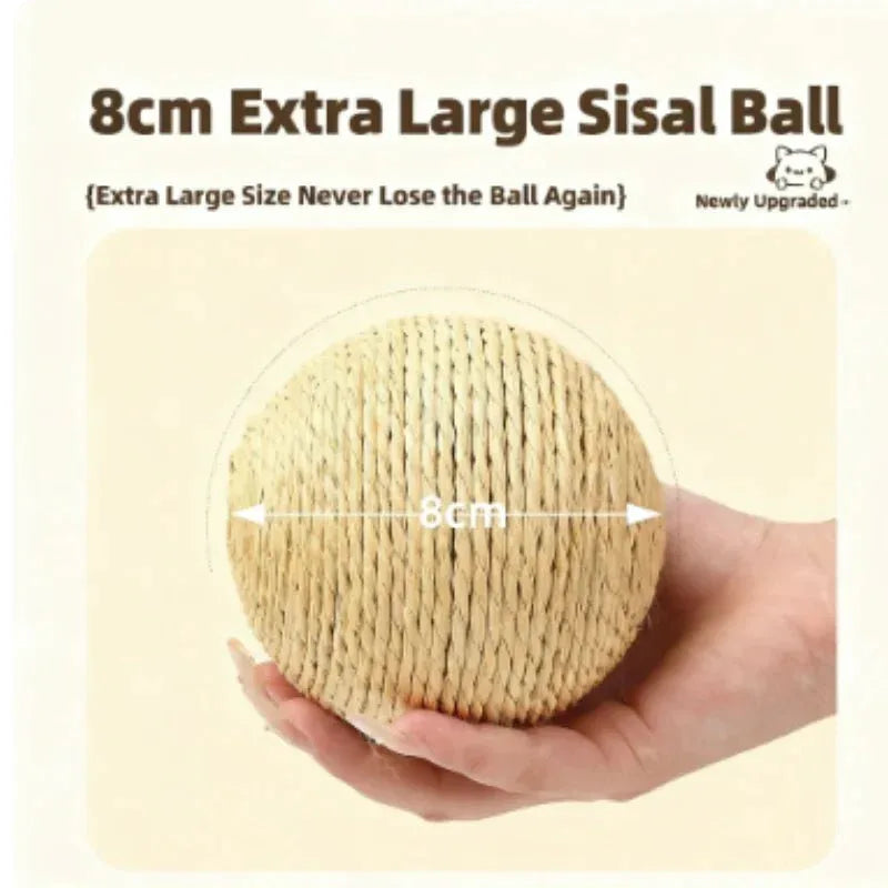 Purrfect Play Cat Scratching Ball - Happy Tails - paws & love