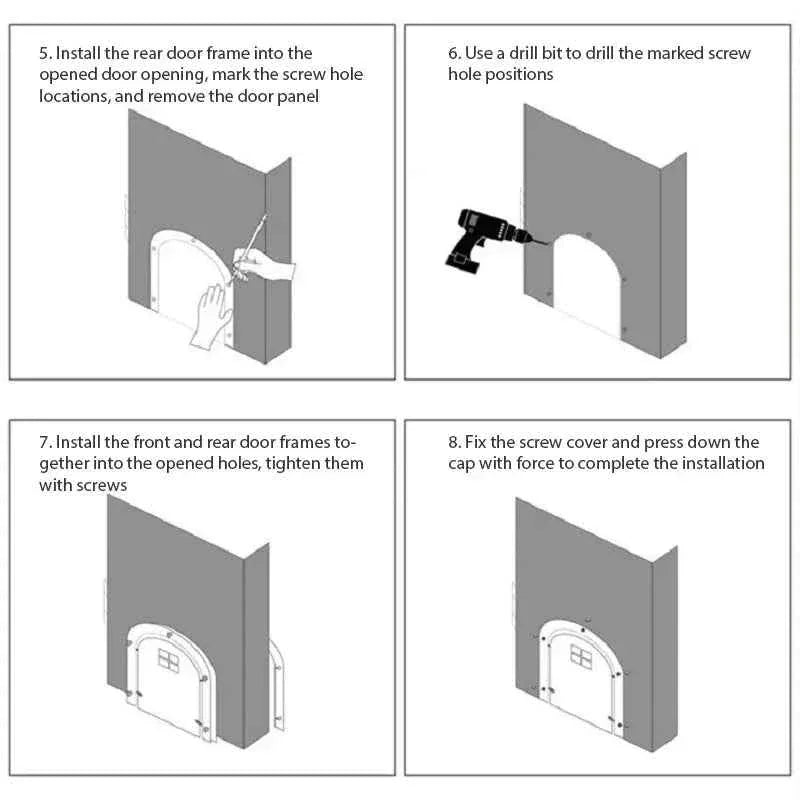 Pet Door for Cats and Dogs - Happy Tails - paws & love