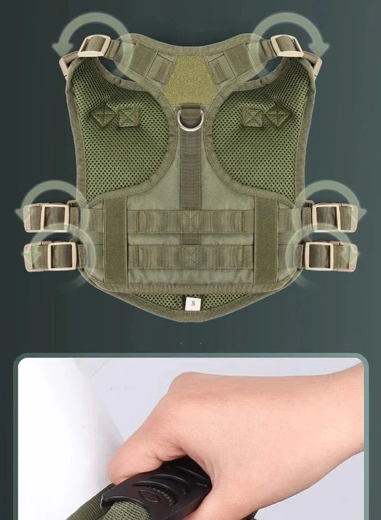 No-Pull Service Dog Vest - Happy Tails - paws & love