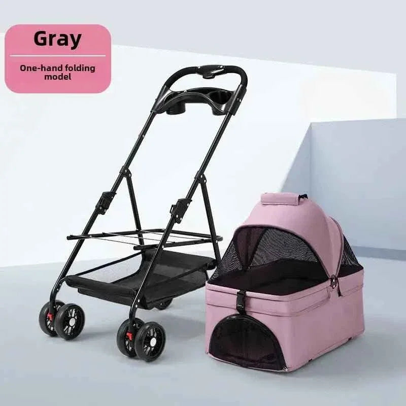 Stroller for Dogs and Cats - Happy Tails - paws & love