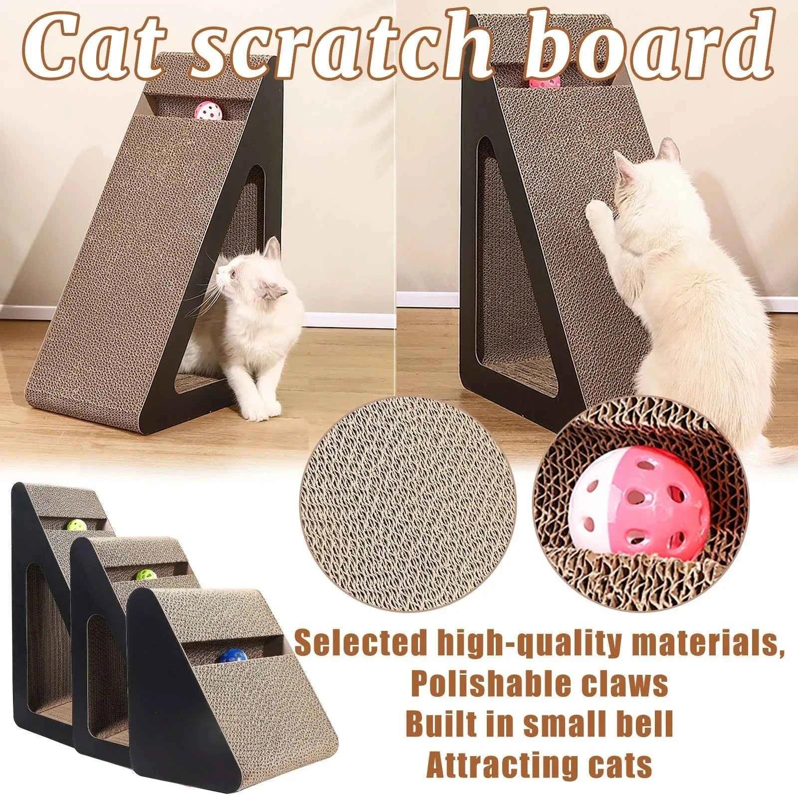 Cat Scratch Cardboard - Happy Tails - paws & love