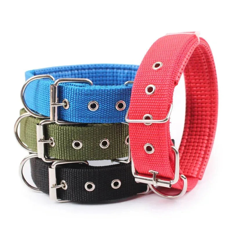 Solid Nylon Dog Collars - Happy Tails - paws & love