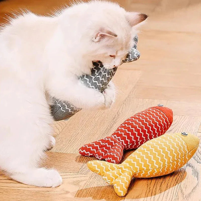 Purrfect Paws Cat Fish Toy - Happy Tails