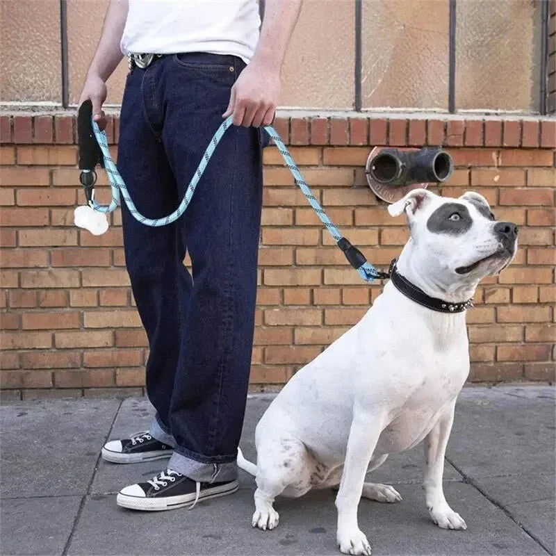 Reflective Dog Leash - Happy Tails - paws & love
