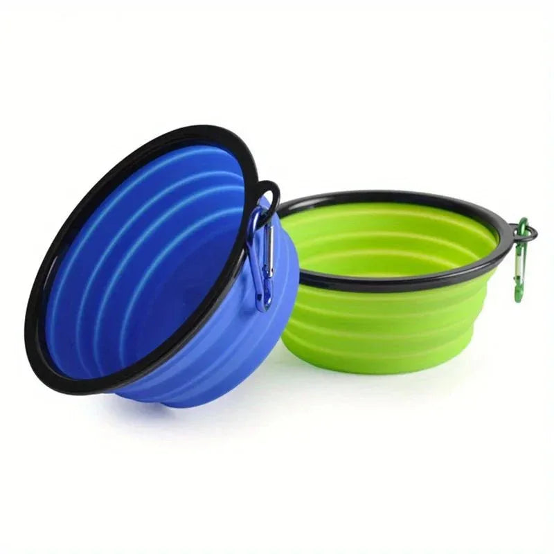 Foldable Dog Bowl - Happy Tails - paws & love