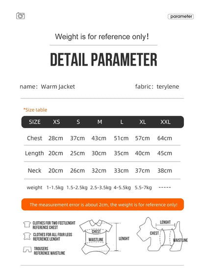 CozyPaws Premium Winter Coat - Happy Tails