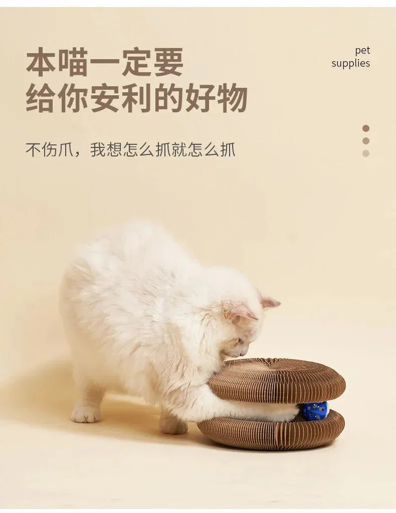 Stylish Cat Scratching Board - Happy Tails - paws & love