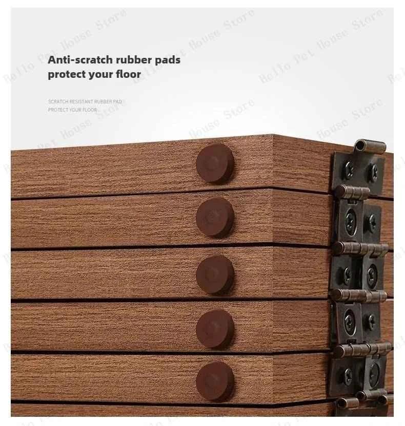 Wooden Dog Fence - Happy Tails - paws & love