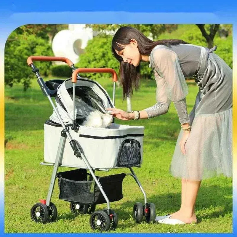 Stroller for Dogs and Cats - Happy Tails - paws & love
