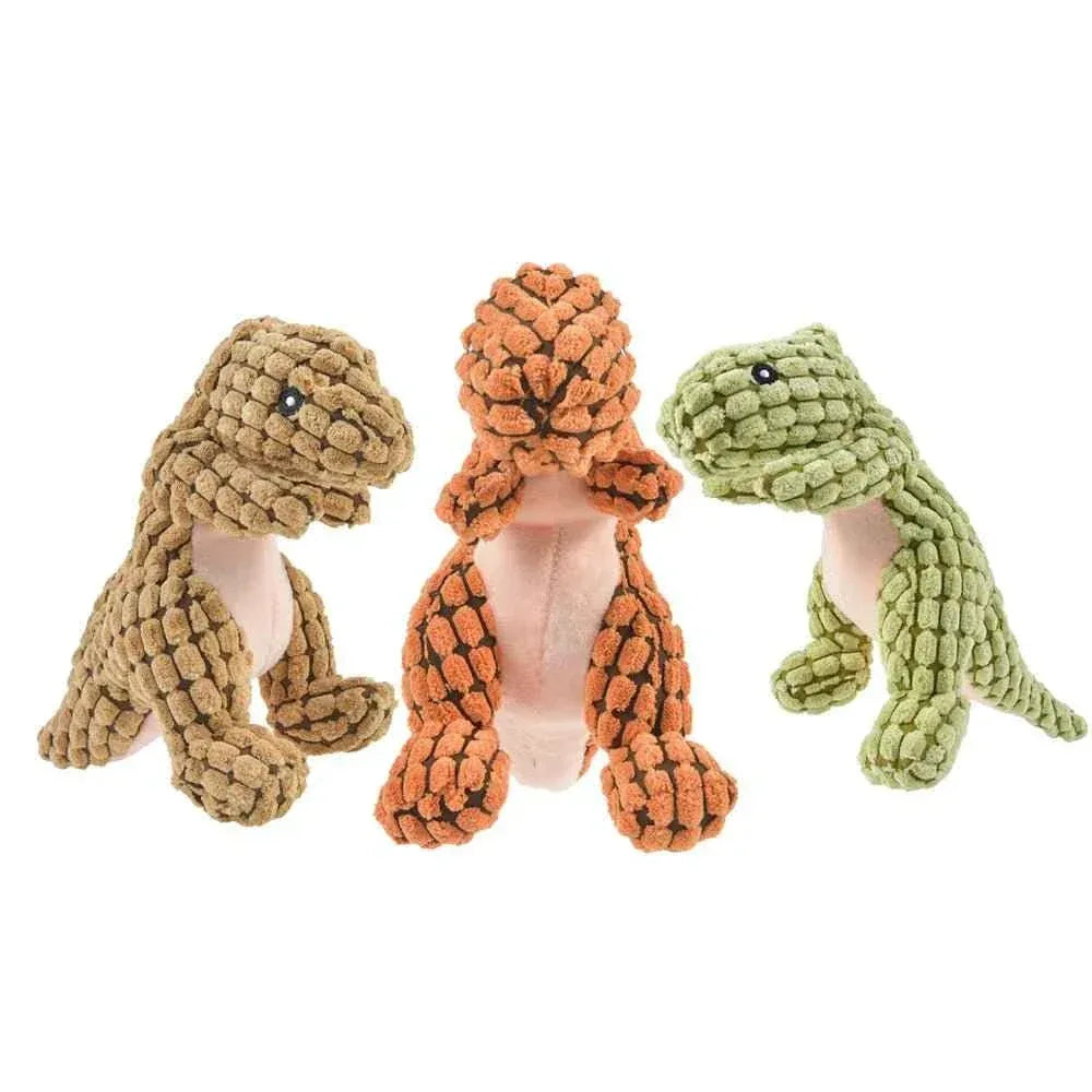 Interactive Plush Dino Toys for Pets - Fun and Engaging Playtime - Happy Tails - paws & love