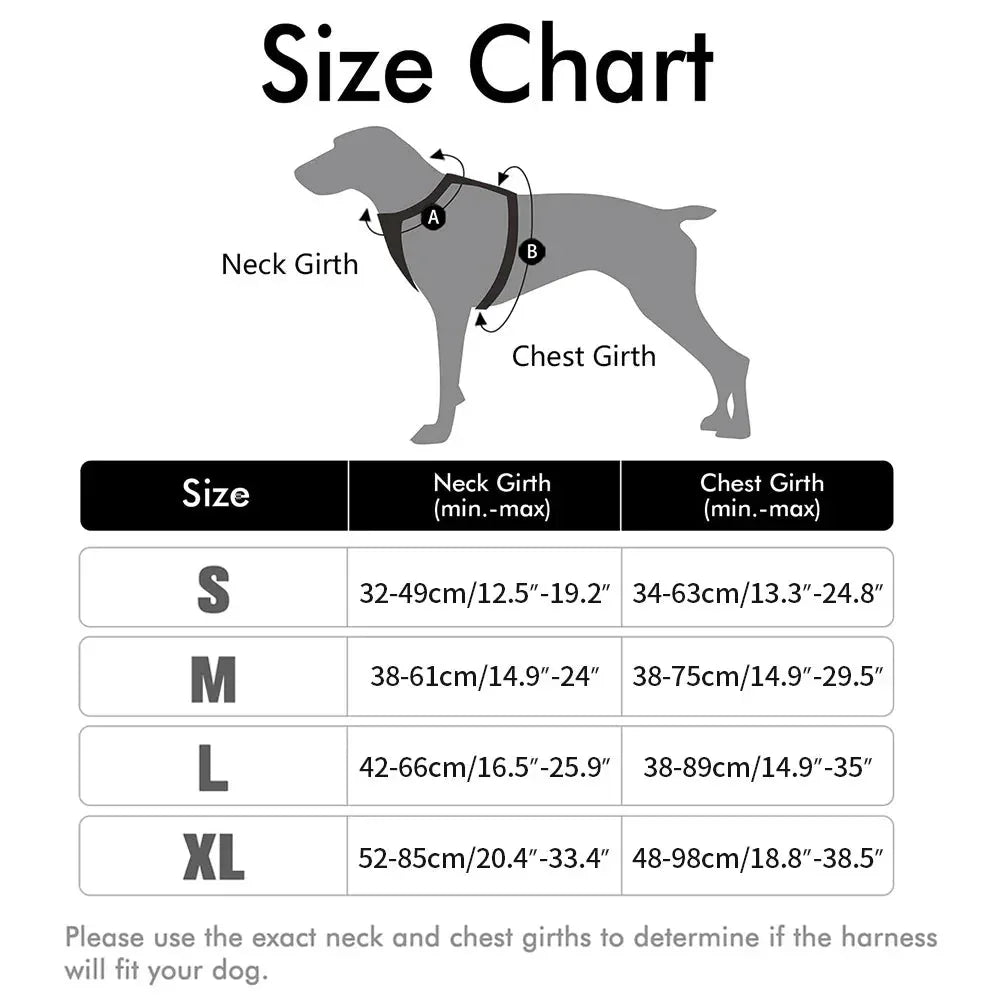 Dog Harness No-Pull - Happy Tails - paws & love