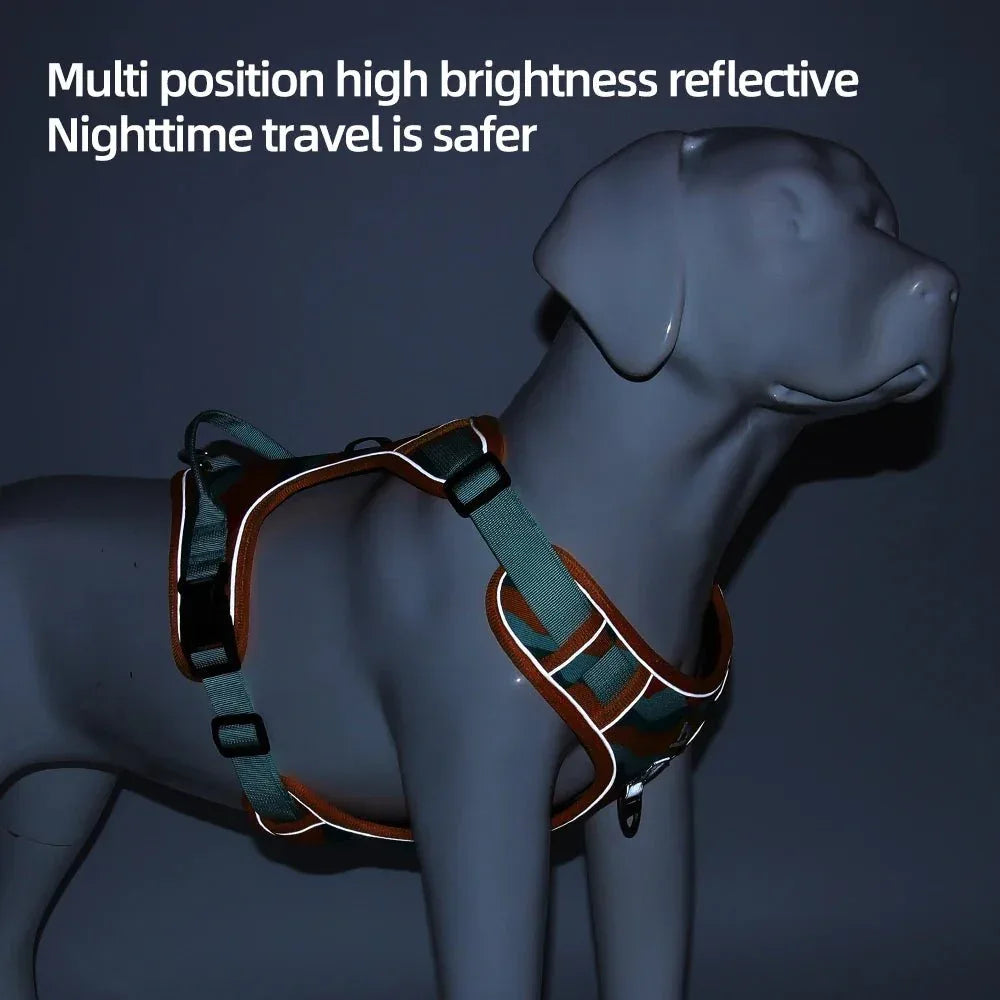 Reflective Dog Harness - Happy Tails - paws & love