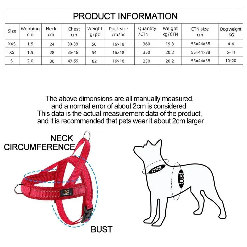 A Small Dog Harness for Comfort and Control - Happy Tails - paws & love