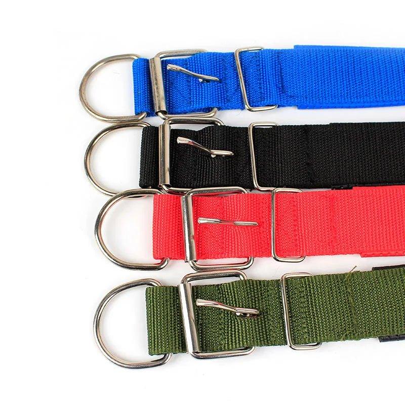 Solid Nylon Dog Collars - Happy Tails - paws & love
